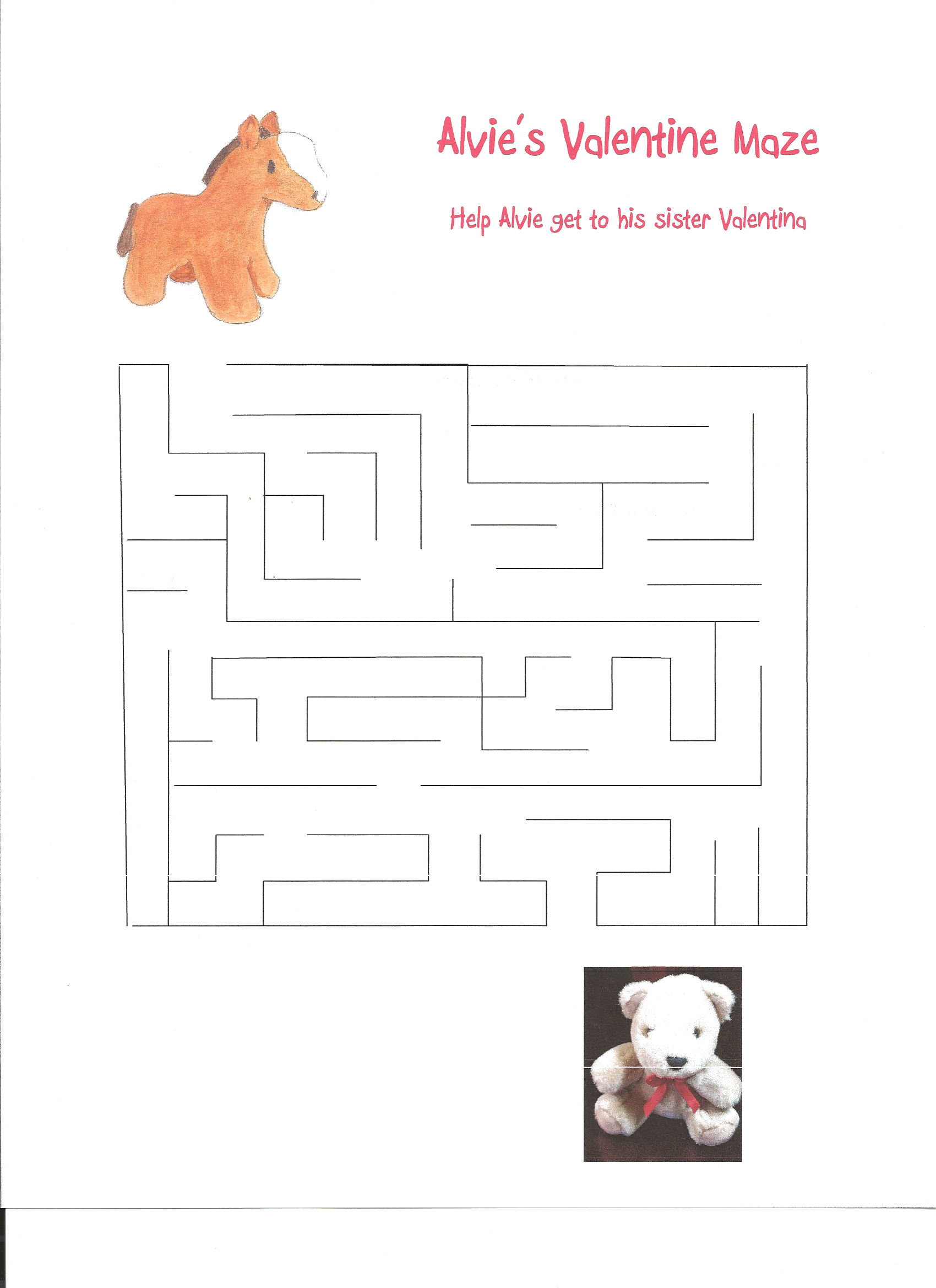 Valentine Maze Game